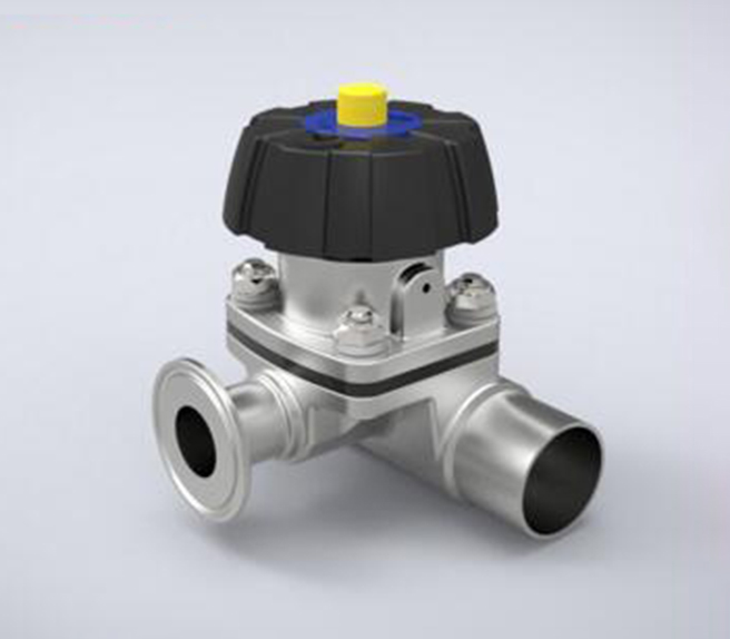 焊卡手动T型隔膜阀