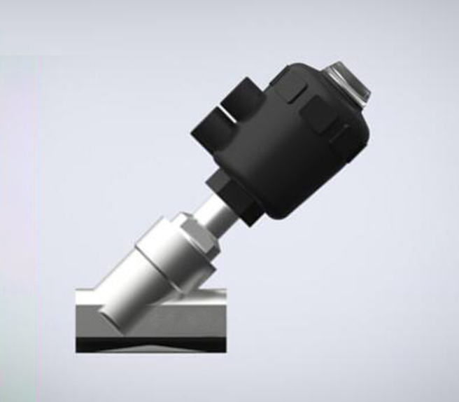 螺纹式气动角座阀