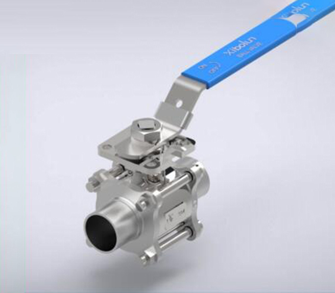 焊式三片式球阀