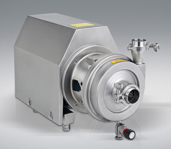 卫生泵 90°出口带排放阀